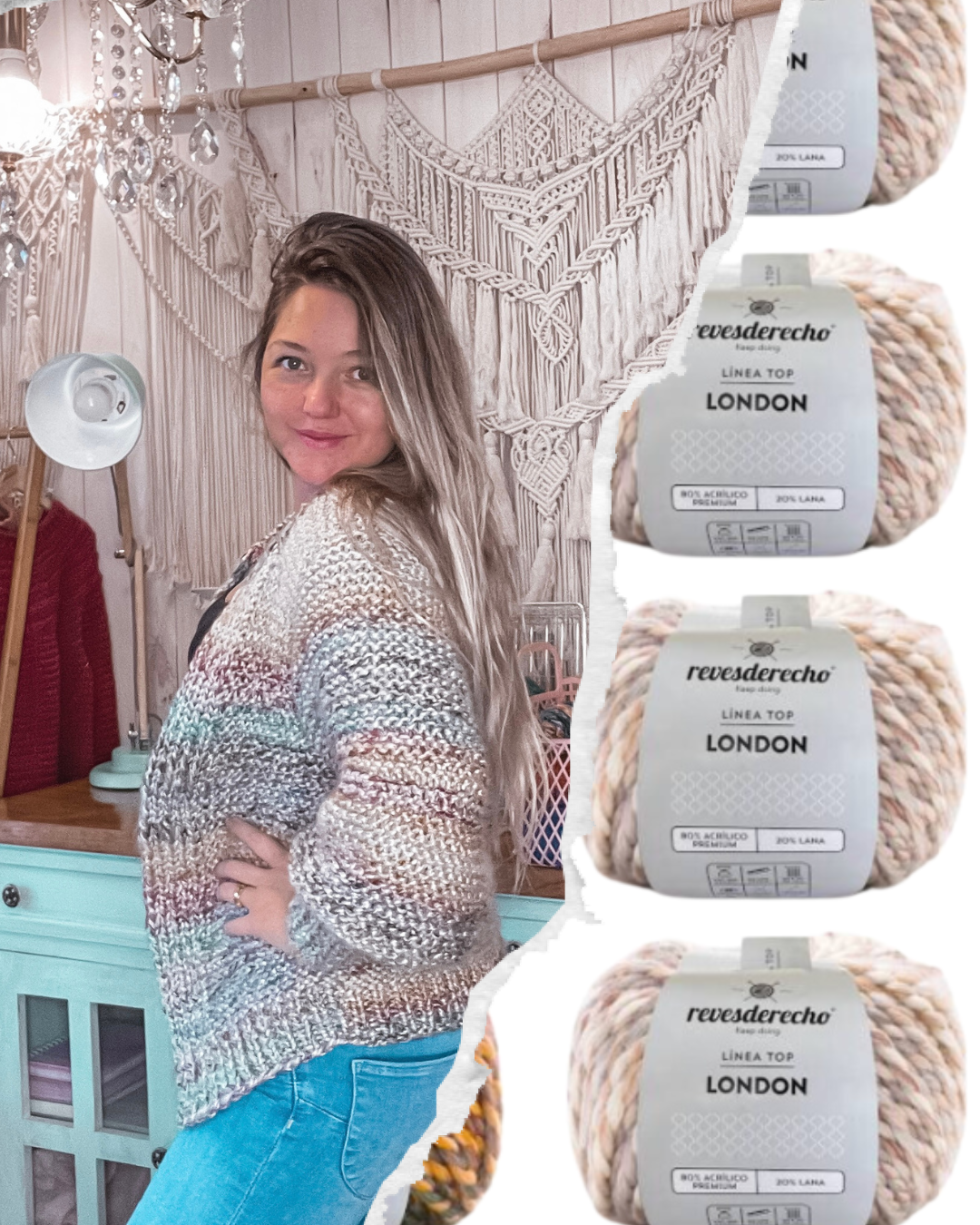 SET DE OVILLOS CHAQUETA BEGOÑA