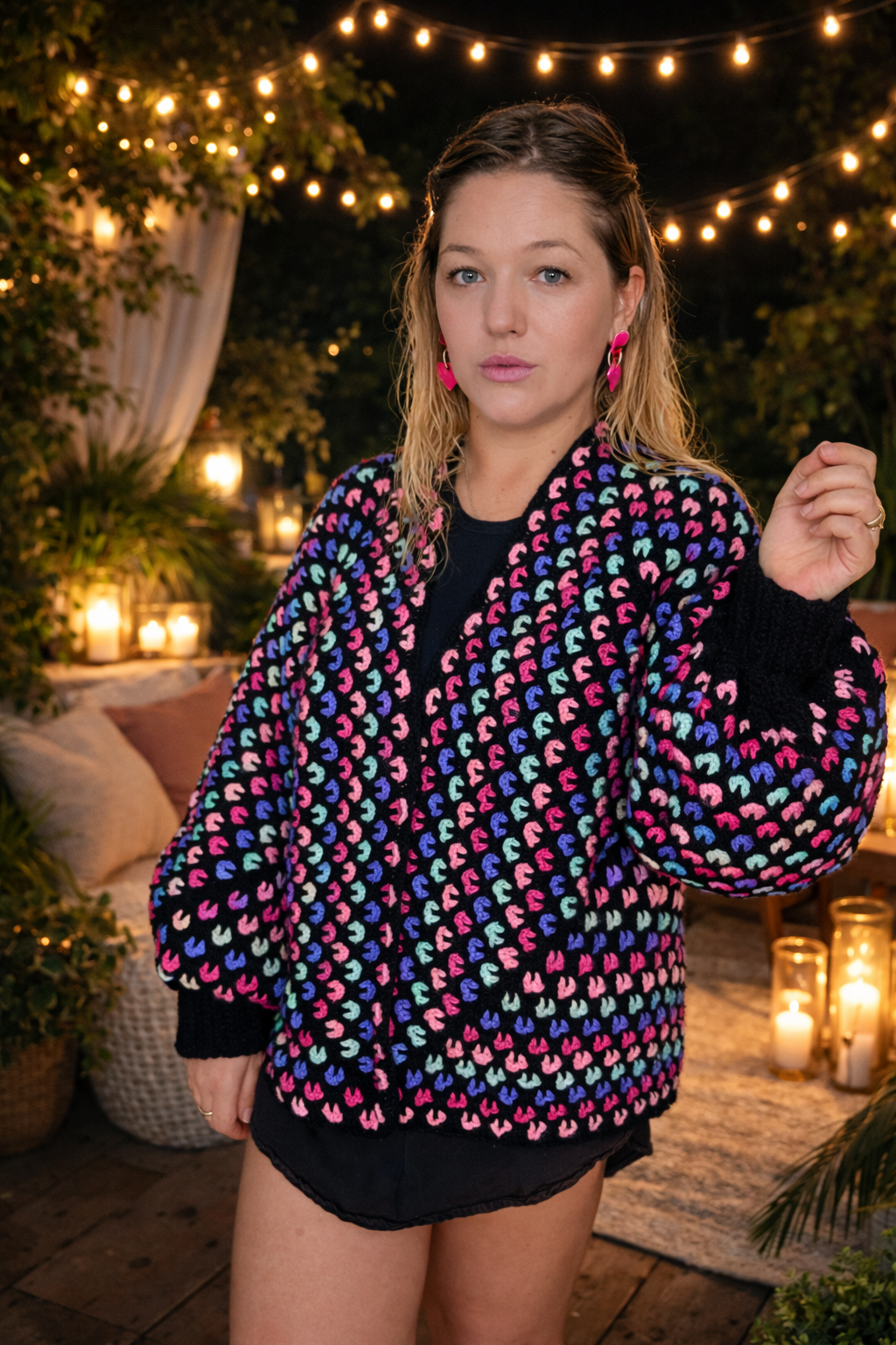 SET DE OVILLOS CÁRDIGAN LISA