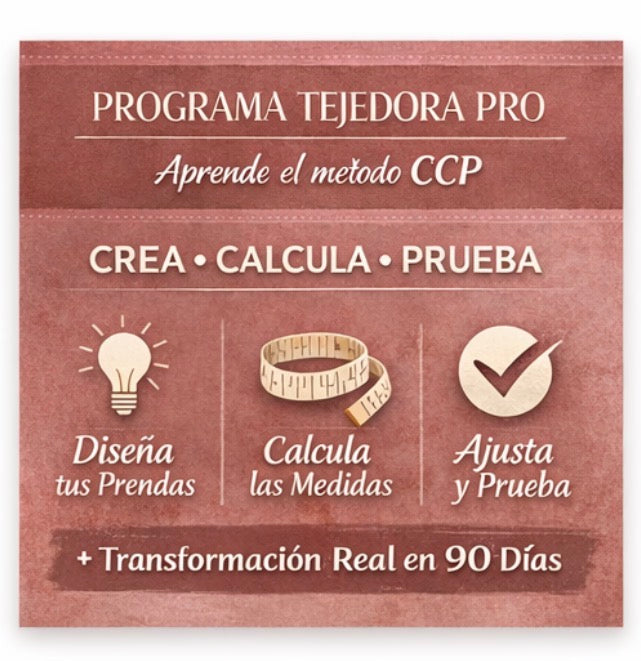 PROGRAMA TEJEDORA PRO: METODO CCP