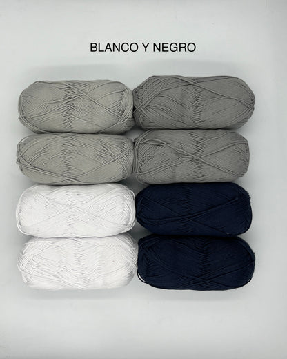 SET DE OVILLOS  CÁRDIGAN HIPPIE