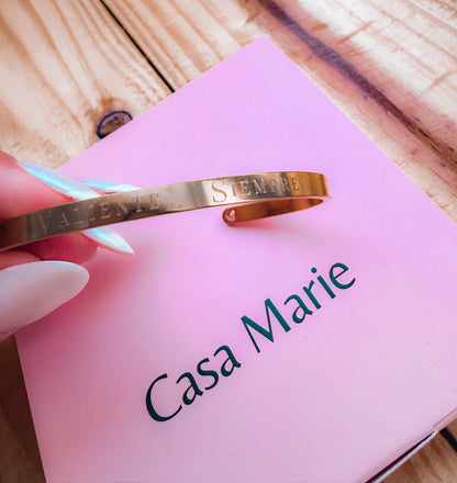Pulsera “Valiente siempre” Casamarie
