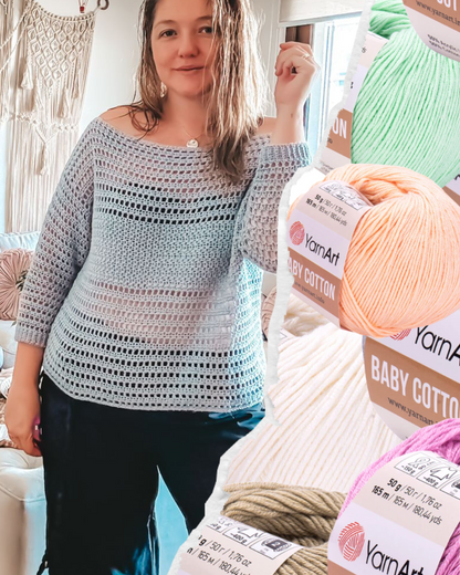 SET DE OVILLOS SWEATER SARA
