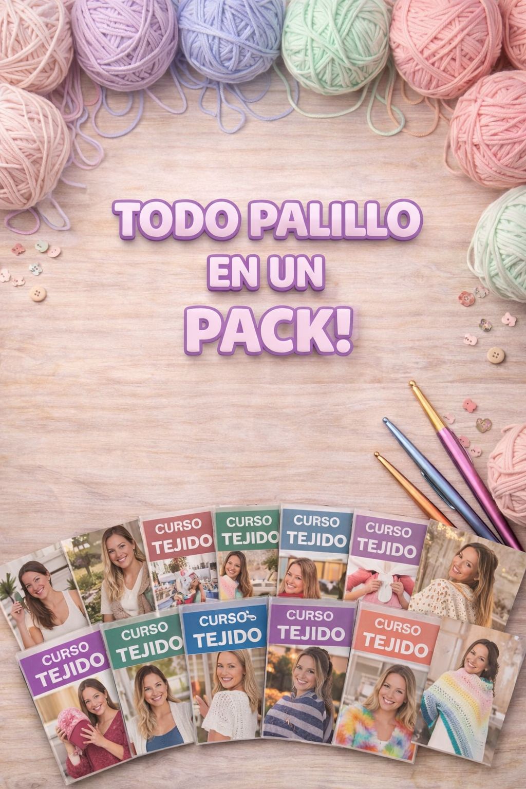 TODOS LOS CURSOS PALILLO EN UN SOLO PACK