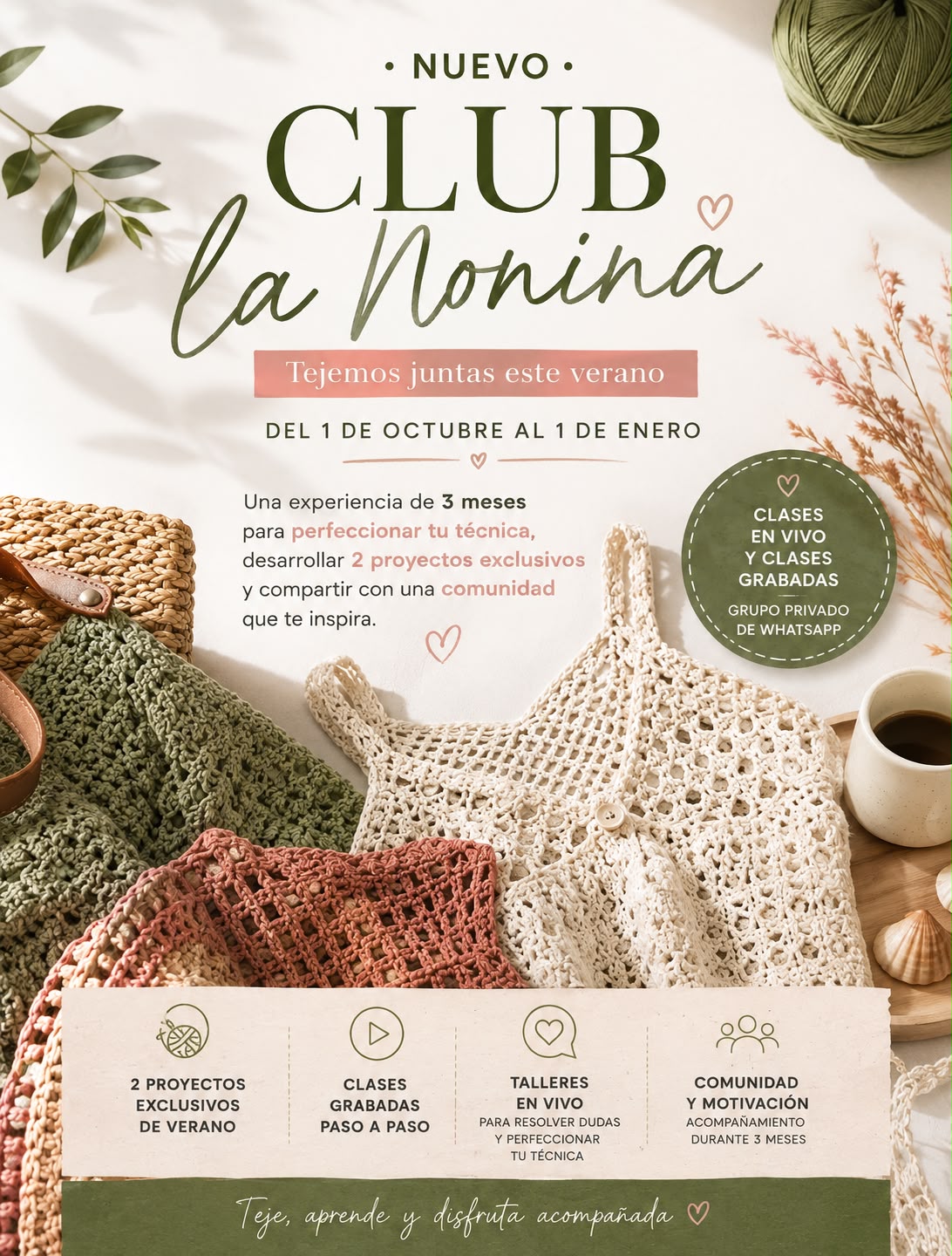 CLUB LA NONINA ¡TEJEMOS JUNTAS!