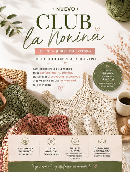 CLUB LA NONINA ¡TEJEMOS JUNTAS!