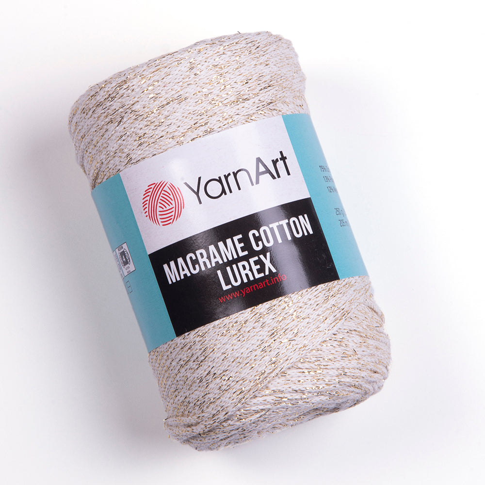 COTTON MACRAMÉ LUREX